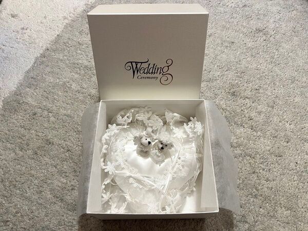 リングピロー☆ベアー☆ハート型☆指輪☆結婚式☆ウエディング