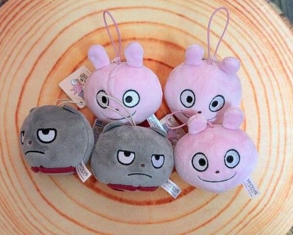 スタジオUG フェイスマスコット にしむらゆうじ わるめのねこ ラブラビット 5点セット