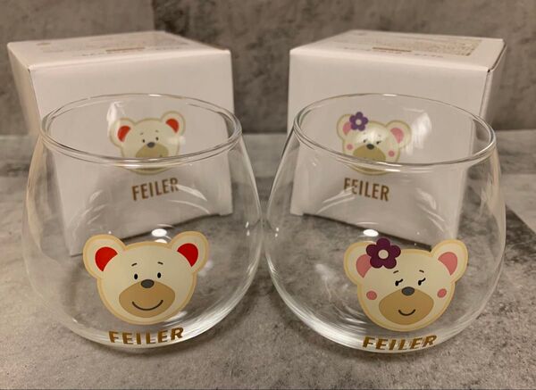 【非売品】フェイラー ゆらゆらタンブラー リーベくん、リリアちゃん 2個セット