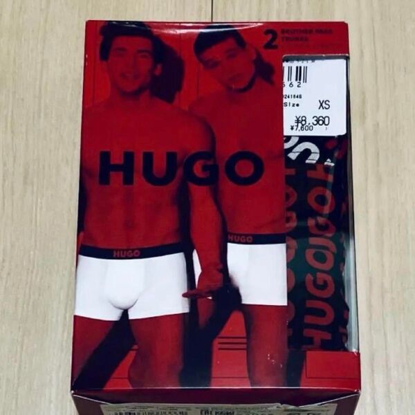 【2枚セット】【定価8360円】HUGO ヒューゴ ローライズ ストレッチ ボクサーパンツ XS メンズ下着 BOSS