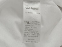 カルベリーズ CAL．Berries Tシャツ/カットソー Sサイズ ホワイト レディース F-S3944_画像5