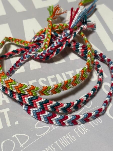 ハンドメイド ミサンガ アンクレット 3本セット b
