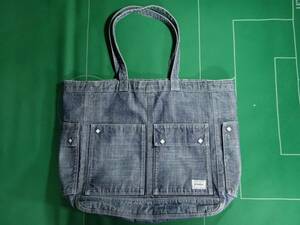 * Porter ounce Dungaree cloth 4 out pocket tote bag indigo beautiful goods!!!*