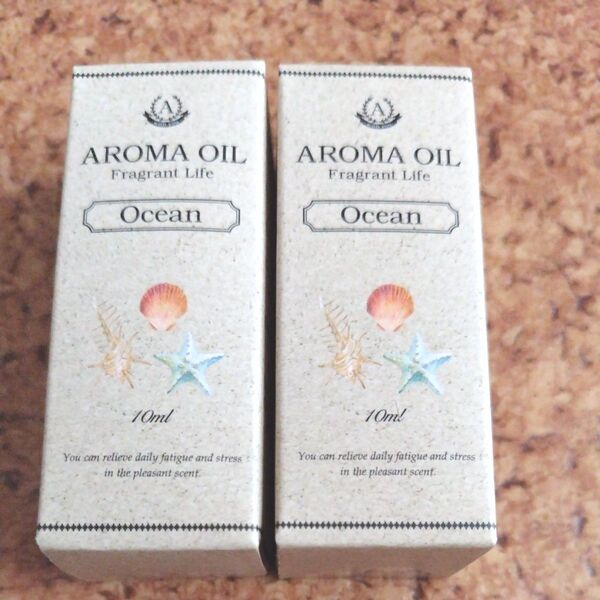 【不二貿易】アロマオイル Fragrant Life オーシャンの香り10ml×2点