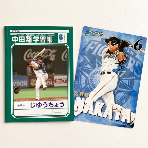 中田翔 学習帳 じゆうちょう 下敷き 日本ハムファイターズ