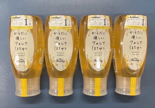 マイハニー チューブタイプ アカシア 生ハチミツ 500g×4本 合計2kg