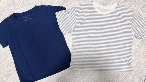ユニクロ エアリズム 無印 Tシャツ 100 2点セット