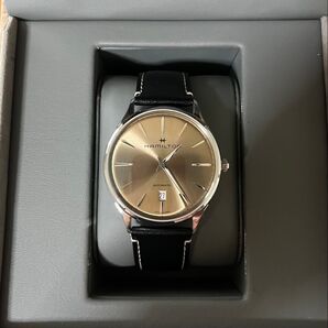 新品同様 HAMILTON H385250 ジャズマスターシンラインオート 腕時計