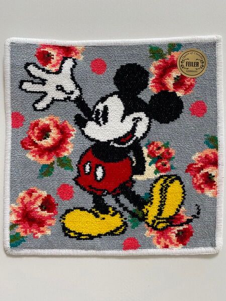 【新品】フェイラー ディズニー ミッキー ラブユー 百貨店限定 FEILERハンカチ ハンドタオル