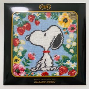 フェイラー スヌーピー フラワーベリー ピンク ★おかいものスヌーピー限定★SNOOPY PEANUTS FEILER ハンカチ