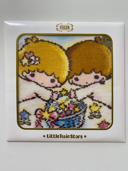 【新品】フェイラー サンリオ リトルツインスターズフラワー リトルツインスターズ キキララ FEILER フェイラー ハンカチ