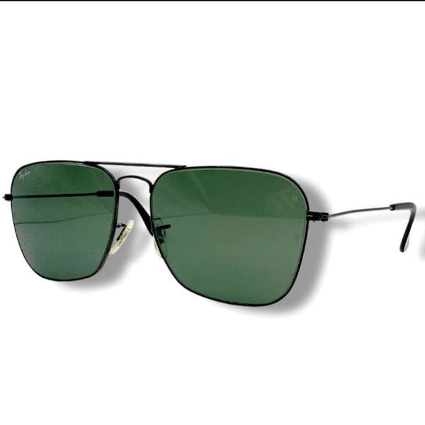 Ray-Ban レイバン サングラス メタルフレーム ブラック キャラバン ボシュロムレンズ メンズ 度なし 廃盤 正規品