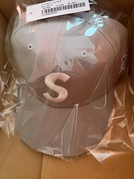 Supreme World Famous S Logo 6-Panel Grey