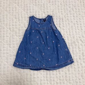 baby Gap ハート刺繍ワンピース 90サイズ