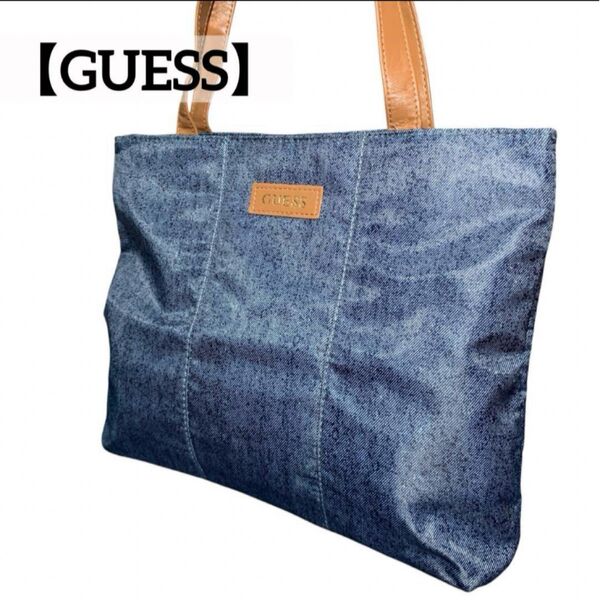 美品 【GUESS】 ゲス トートバッグ ナイロン ハンドバッグ