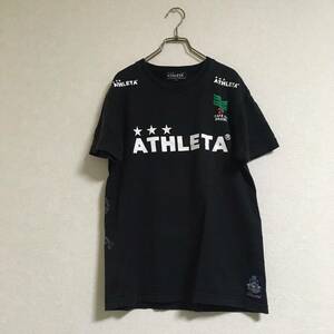 ☆ATHLETA　アスレタ☆Ｔシャツ　ブラック　サイズＭ　サッカー　フットサル　