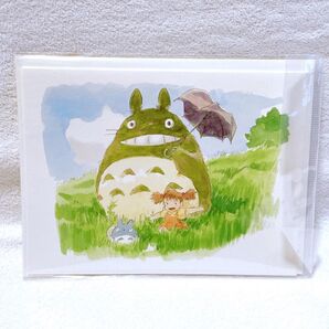 【未開封】 ジブリ となりのトトロ 絵葉書 水彩画 グリーティングカード グッズ ポストカード スタジオジブリ