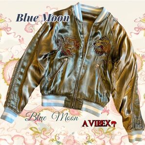 スカジャン◇◆AVIREX◆龍と虎 アヴィレックス used ★Sale!
