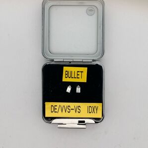 BULLET カット ペア メレダイヤモンドルース 計0.27ct