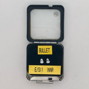 BULLETカット ペア メレダイヤモンドルース 計0.39ct
