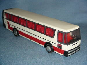 1980年頃古い西ドイツNZG1/60マギラス・ドイツM2000大型観光バス・アイボリー/赤ライン・美品/専用ケース付