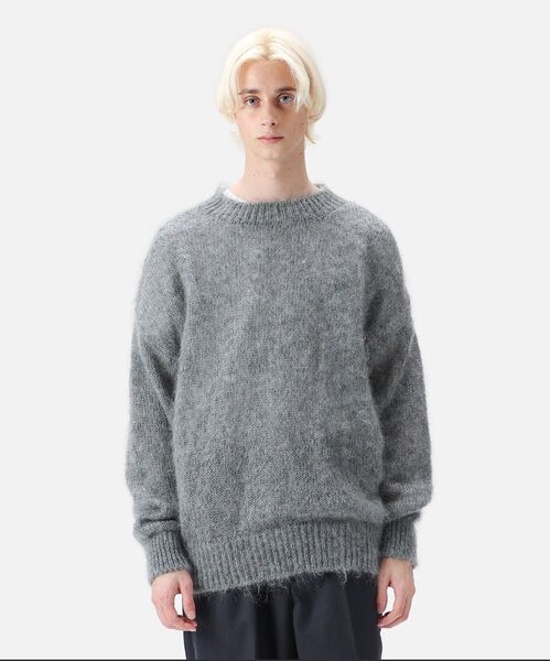 uniform experiment MOHAIR CREWNECK KNIT