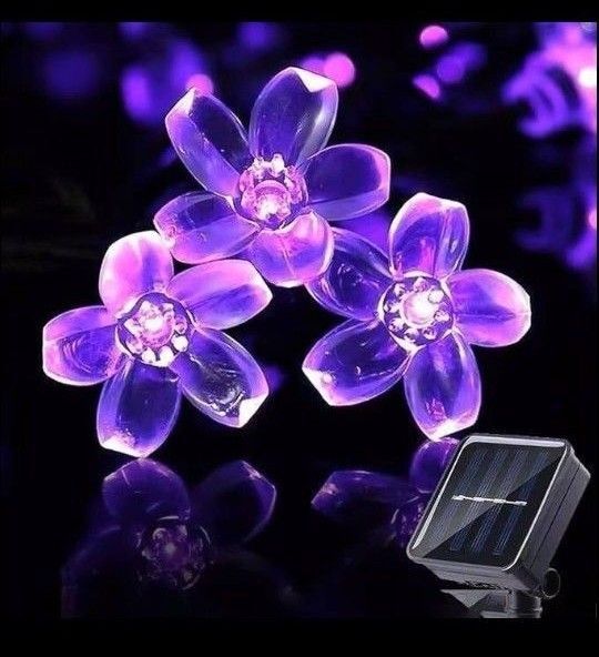 LED ソーラーイルミネーションライト 200球! 新品!