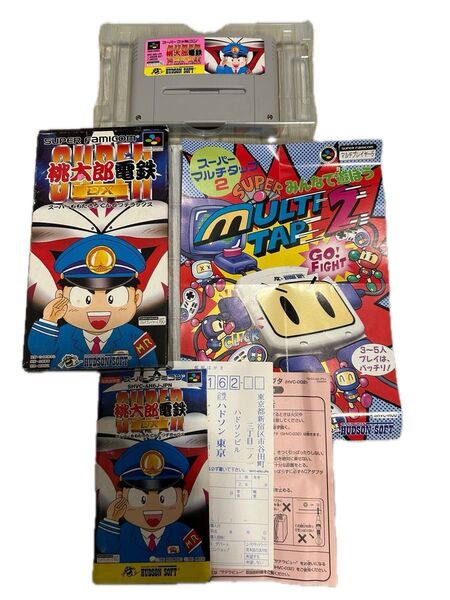 【動作確認済】スーパー桃太郎電鉄DX SFC スーパーファミコン 箱説付