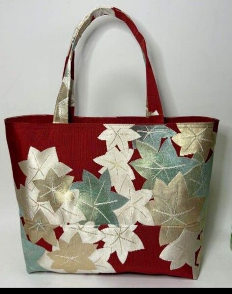 ハンドメイド★帯リメイクバック 袋帯リメイク
