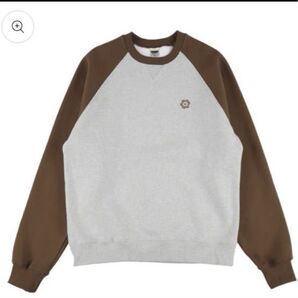 birdog スウェット ブラウン Rubber patch sweat Brown コムドット