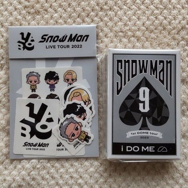 Snow Man 1st DOME tour 2023 i DO ME トランプ◆ 2022 Labo. すのチル ステッカー