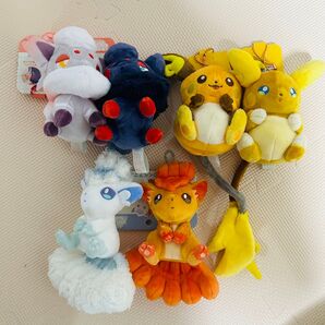 ポケセン にたものどうし マスコット ライチュウ ロコン ゾロア 3個セット