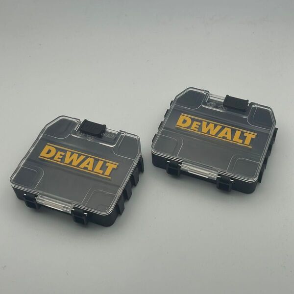 【新品未使用/2個セット】DeWalt (デウォルト)タフミニケース 黒色