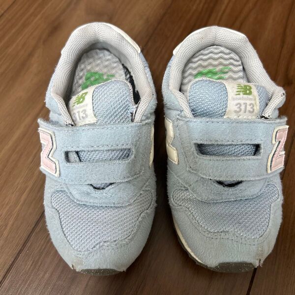 ニューバランス 313 newbalance ブルー 15.5センチ キッズスニーカー