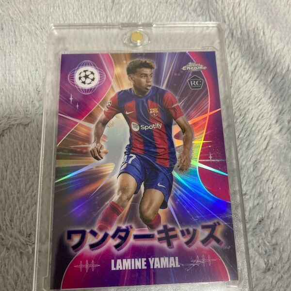 ラミン・ヤマル ワンダーキッズ toppsジャパンエディション 2023-24 Soccer RC UEFA Chrome