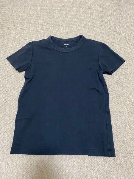 ユニクロ クルーネックTシャツ M ブラック