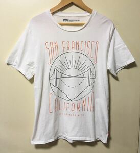 Levi’s リーバイス プリント　半袖Tシャツ カリフォルニア サンフランシスコ ゴールデンゲートブリッジ サイズ M