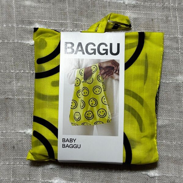 BAGGU エコバッグ バグー バグゥ スマイル ベビー Yellow Happy 新品