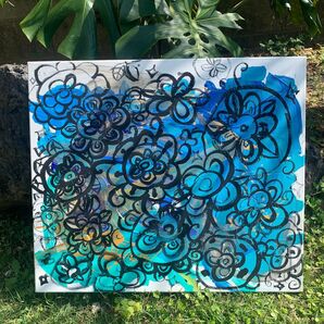 アクリル絵画 キャンパス