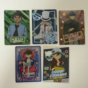 名探偵コナン ネオンコレクションカード コナン キッド 赤井 平次