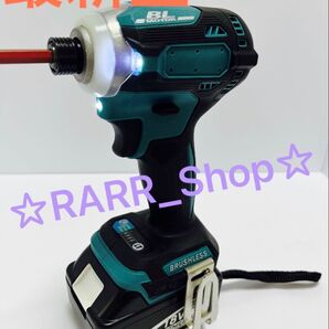 新型インパクトドライバー 軽量 小型 パワーアップ 18vマキタ互換品 充電式 タイヤ交換 DIY makita 6カラー有 35