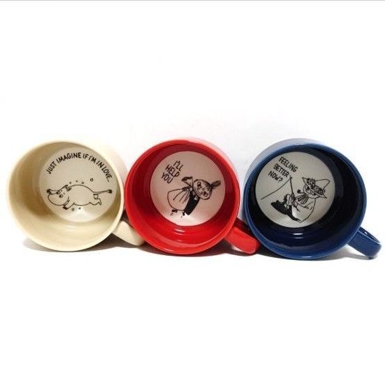 Moominメッセージマグカップ3点セット