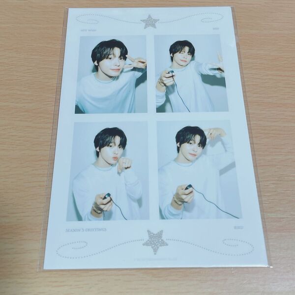 NCTWISH リク 4 CUT PHOTO SET 2025 SM ARTIST SEASON'S GREETINGS MD