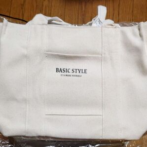 BASIC STYE 大型バック 横型 厚手 キナリ