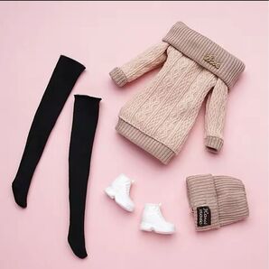 1/6 BJD 人形 靴、帽子、冬服セーター、帽子、靴下セット、29 ~32