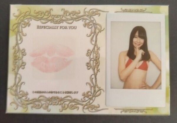 川崎あや 生キス&ビキニチェキカード トレカ