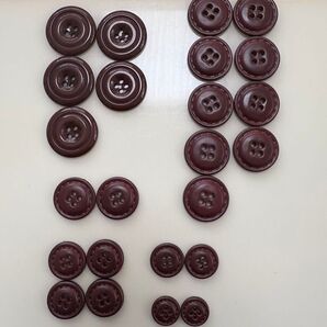 ボタン 赤茶系 20個以上 まとめ売り 手芸用 ハンドメイドパーツ