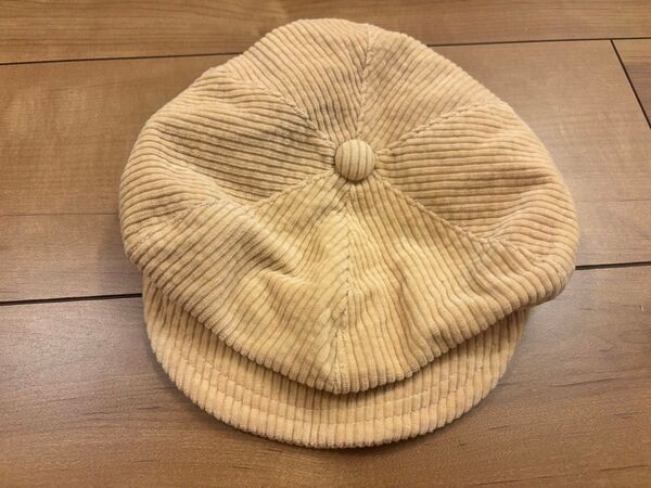 ベビー キッズ 帽子 ベージュ 50cm