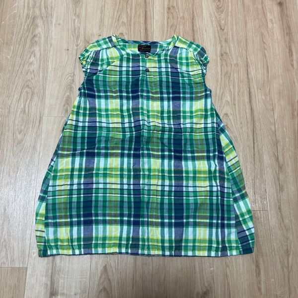 F.O.Kids エフオーキッズ バルーンワンピース チェック柄