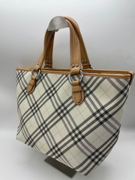 【美品】 BURBERRY Blue Label ノバチェック トートバッグ ハンドバッグ